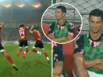 
	&quot;Siiiuuuuuuuu, Cristiano!&quot; GENIAL: Cum a reactionat Ronaldo dupa ce jucatorii echipei adverse i-au imitat cu totii gestul dupa gol: VIDEO

