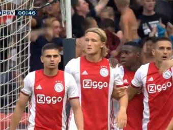 
	Portarul nici nu a apucat sa ajunga in careu :) Ajax, &quot;gol-fulger&quot; in meciul de Supercupa cu PSV! Primul trofeu cucerit de &quot;lancieri&quot; cu Razvan Marin titular
