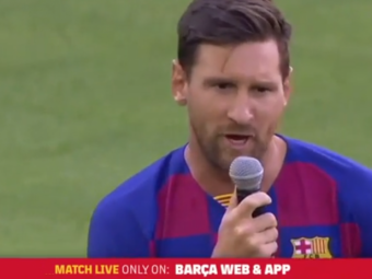 
	Messi, discurs EMOTIONANT, aplaudat in picioare de fanii Barcelonei! Ce a spus in noaptea care deschide sezonul
