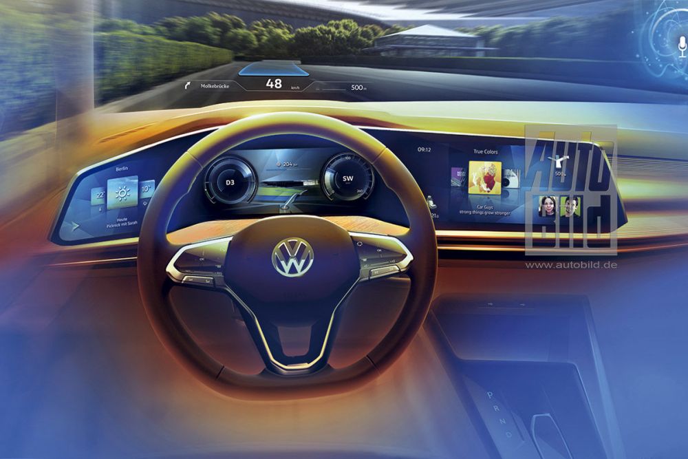 Primele imagini cu noul Volkswagen Golf 8 au ajuns pe net. Surprizele pregatite de nemti. FOTO_6