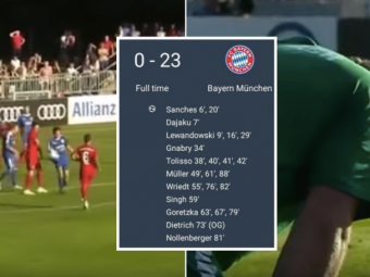 
	Bayern nu stie ce inseamna &quot;AMICAL&quot;: 23-0 inaintea noului sezon. Tolisso, performanta rara!&nbsp;
