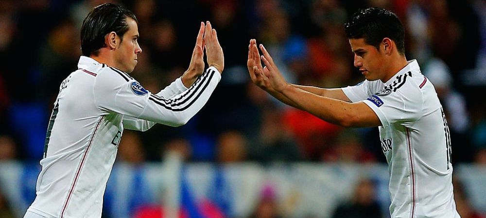 Gareth Bale James Rodriguez Real Madrid Zinedine Zidane