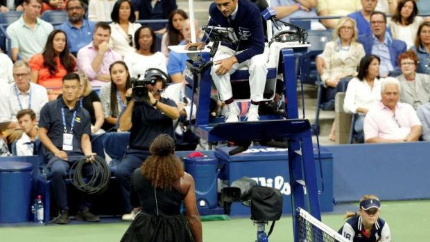 
	Scandal la US Open din cauza Serenei Williams! Unul dintre cei mai cunoscuti arbitri din lume a primit interzis la meciurile americancei
