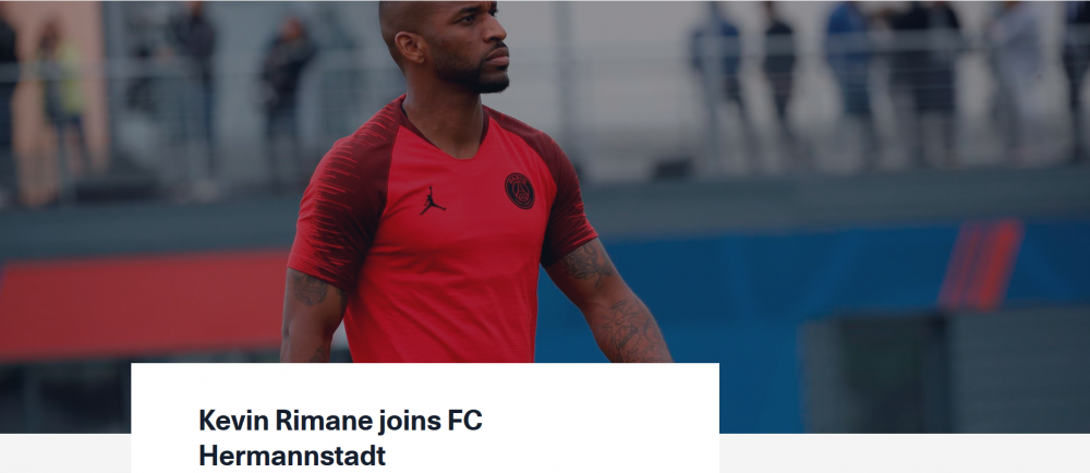 Kevin Rimane joins FC Hermannstadt