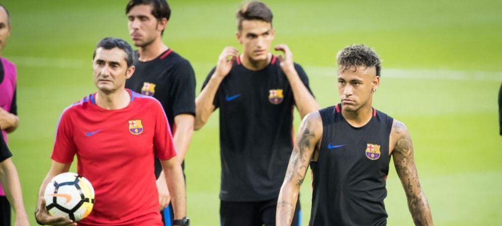ernesto valverde Barcelona fc barcelona Neymar