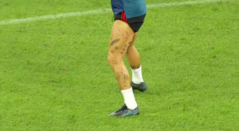 Sergio Ramos a facut spectacol la antrenamentul Spaniei de pe National Arena! Tatuajul care a furat toate privirile. GALERIE FOTO_1