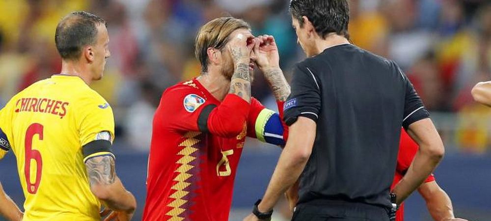 Romania - Spania Echipa Nationala preliminarii EURO 2020 Sergio Ramos