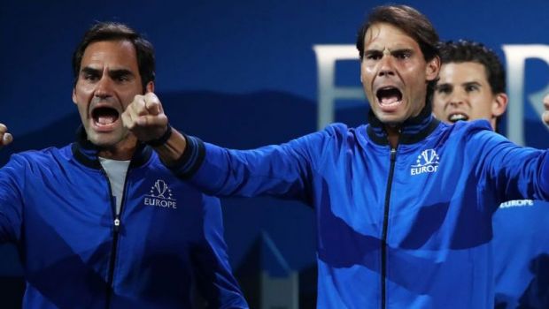 
	CUPA LAVER | Federer si Nadal joaca astazi impreuna la dublu! Cei doi au fost antrenori pentru o zi&nbsp;
