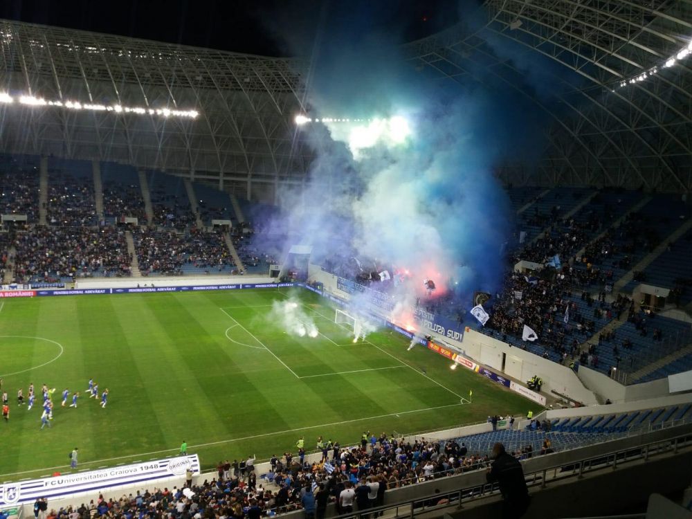 FC U CRAIOVA - U CLUJ 2-3 | Fura mai buni la final! Craiova lui Mititelu a facut spectacol in prima parte, fanii au aprins stadionul! U Cluj s-a calificat dupa prelungiri! FAZELE_4