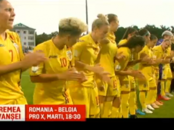 
	Nationala feminina de fotbal debuteaza in drumul catre EURO IN DIRECT la PRO X! Romania - Belgia e marti, de la 18:30! &quot;Avem o revansa de luat&quot;
