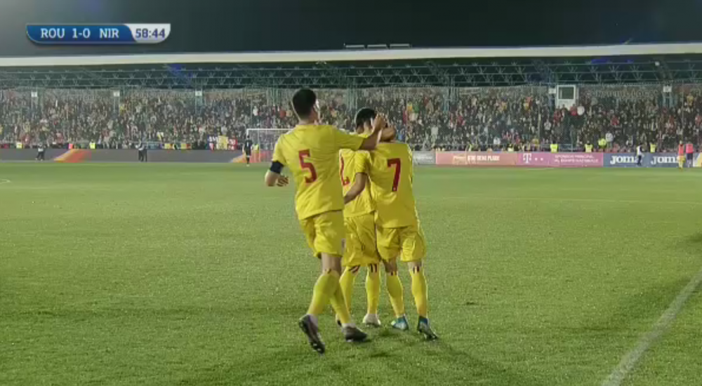 ROMANIA U21 - IRLANDA DE NORD U21 3-0 | X pauza 3 final! Asta e scorul preferat al romanilor! Baluta, Mihaila si Ciobanu aduc victoria nationalei lui Radoi | VIDEO REZUMAT_4
