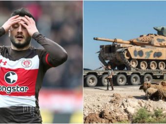 Dat afara dupa ce a salutat invazia turca din Siria! Fotbalistul care a ramas fara echipa in urma mesajului postat pe internet