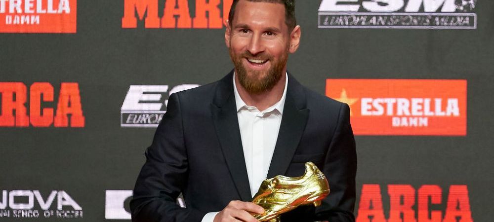 Leo Messi Argentina Barcelona Gheata de Aur