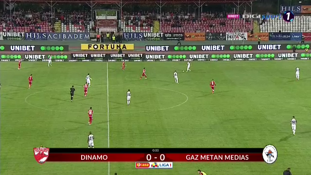 DINAMO - GAZ METAN MEDIAS 2-0 |  Dinamo o invinge categoric pe Gaz Metan si urca peste FCSB in clasament! Mediesenii, prestatie foarte slaba! FAZELE MECIULUI_2