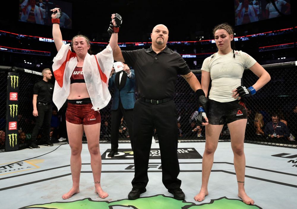 Diana Belbita, meci violent la debutul in UFC! Englezoaica McCann a invins-o pe romanca la Boston! VIDEO_3