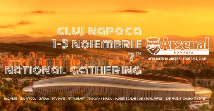 Peste 100 de fani Arsenal se aduna la Cluj pentru a 7-a intalnire nationala!_1