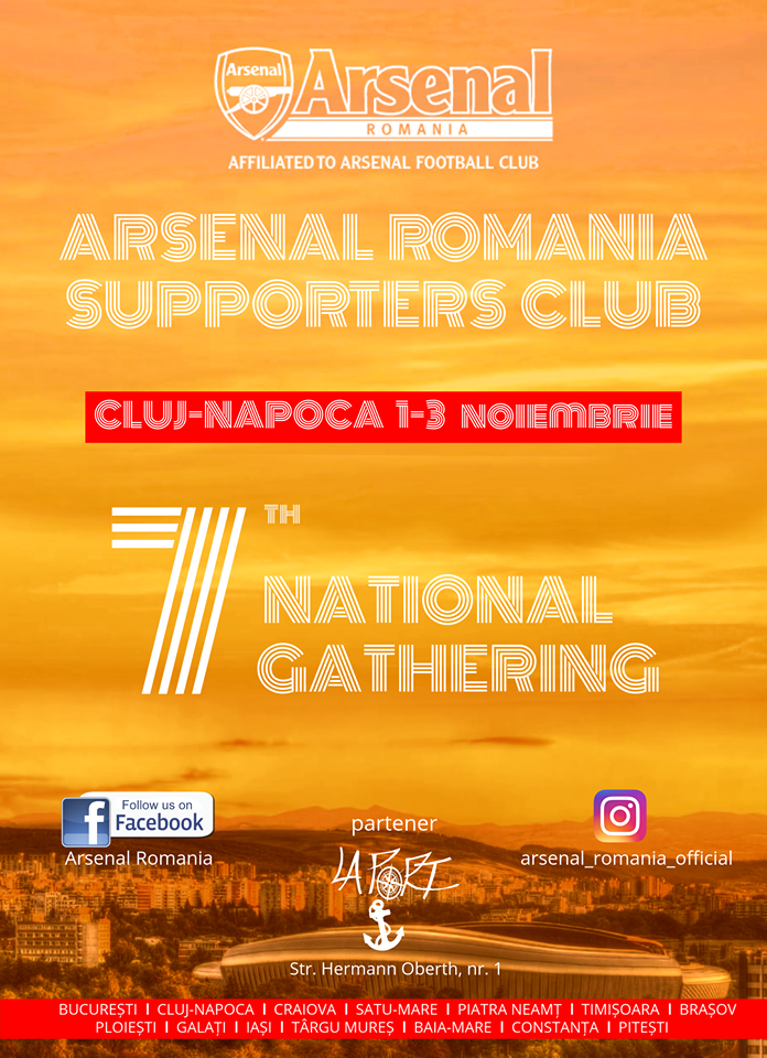 Peste 100 de fani Arsenal se aduna la Cluj pentru a 7-a intalnire nationala!_2
