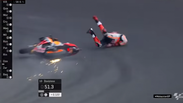 
	VIDEO | Clipe de COSMAR pentru Marc Marquez! Cazatura extrem de urata in calificarile din Malaysia
