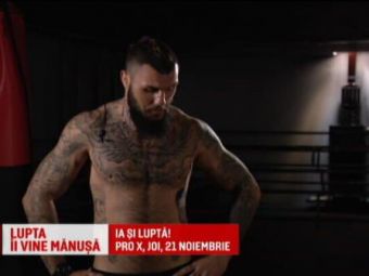 
	Morosanu il pune pe cel mai tatuat roman din ring sa se bata cu un campion mondial! Gladiatorul Ristea se bate pe 21 noiembrie, la ProX
