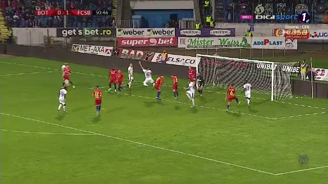 BOTOSANI - FCSB 0-2 | FCSB se impune prin golurile lui Coman si Gnohere! Botosani a jucat cu un om in plus din minutul 63! FAZELE_8