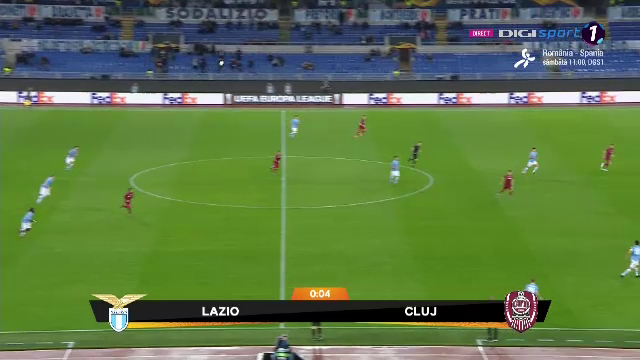 LAZIO - CFR CLUJ 1-0 | CFR pierde meciul de pe Olimpico, dupa golul marcat de Correa! In repriza a doua ardelenii au fost cu mult peste Lazio! FAZELE _3