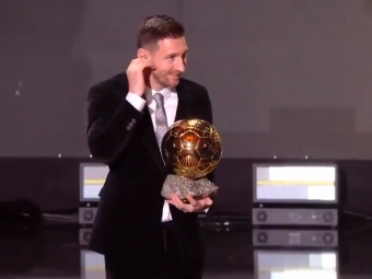 
	Reactia lui Messi cand a aflat ca a castigat cel de-al saselea Balon de Aur!&nbsp;Primele declaratii:
