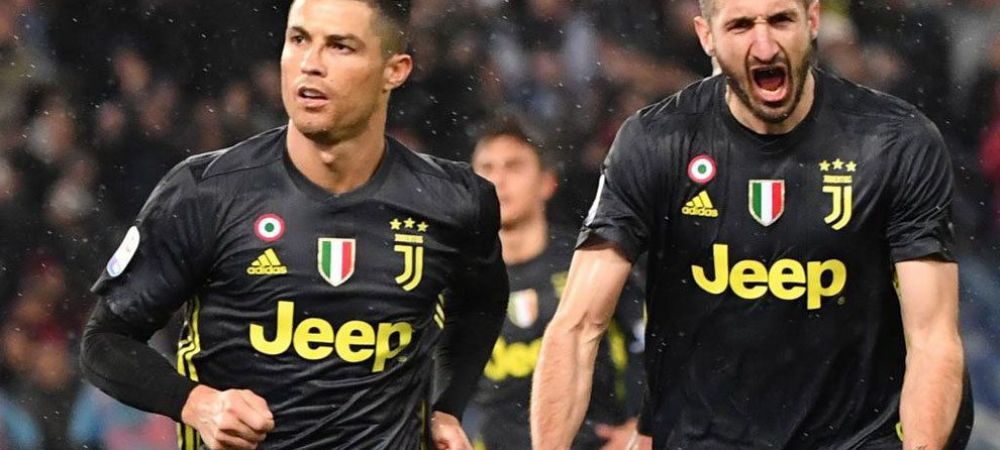 Giorgio Chiellini Cristiano Ronaldo Juventus Torino
