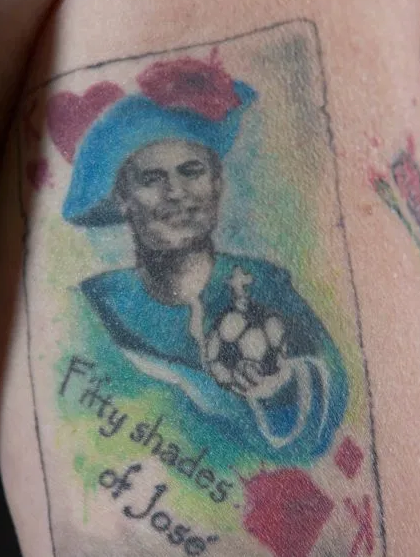 FOTO | Cel mai mare fan al lui Mourinho! O babuta are 38 de tatuaje cu antrenorul portughez! Cati bani a platit pentru colectia impresionanta_3