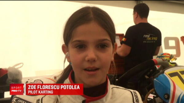 O pustoiaca din Romania viseaza sa piloteze in Formula 1! Fata se intrece deja cu baietii la karting