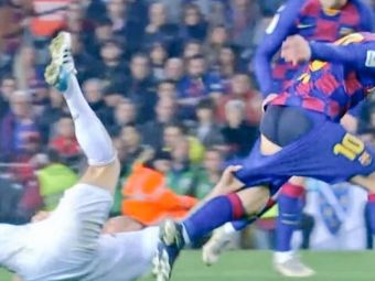 I-a dat PANTALONII JOS lui Messi! Momentul NEVAZUT de la El Clasico! Superstarul Barcelonei era sa ramana in fundul gol pe teren