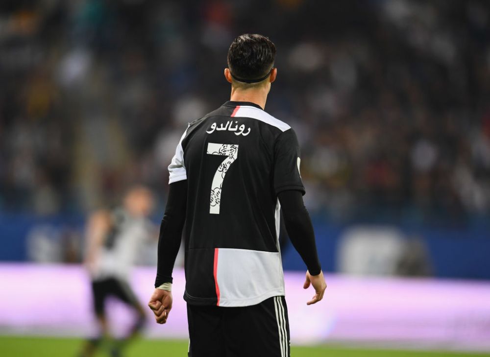 Outflow border dog Cristiano Ronaldo, echipament INEDIT in Super Cupa Italiei! Cum i-a fost  scris numele portughezului pe tricou | Sport.ro