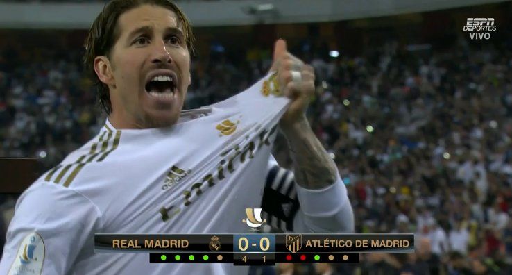 S-a bagat Ramos in fata? :)) Cum a fost surprins cu cateva secunde inaintea penalty-ului decisiv cu Atletico! Ce reactie a avut la final_1