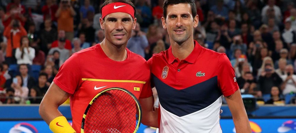 Rafael Nadal Novak Djokovic Meci caritabil Rod Laver Arena Tenis ATP Tenis moment amuzant