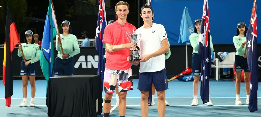 Nicholas David Ionel Dublu juniori Australian Open Nicholas David Ionel Australian Open Roman campion Australian Open Tenis ATP