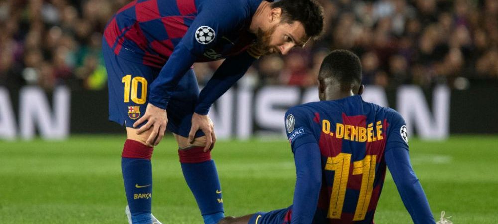 Gluma SECOLULUI | Cum l-au ironizat fanii Barcelonei pe Dembele dupa ce atacantul a suferit a 10-a accidentare! FOTO_1