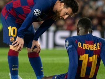 
	Gluma SECOLULUI | Cum l-au ironizat fanii Barcelonei pe Dembele dupa ce atacantul a suferit a 10-a accidentare! FOTO
