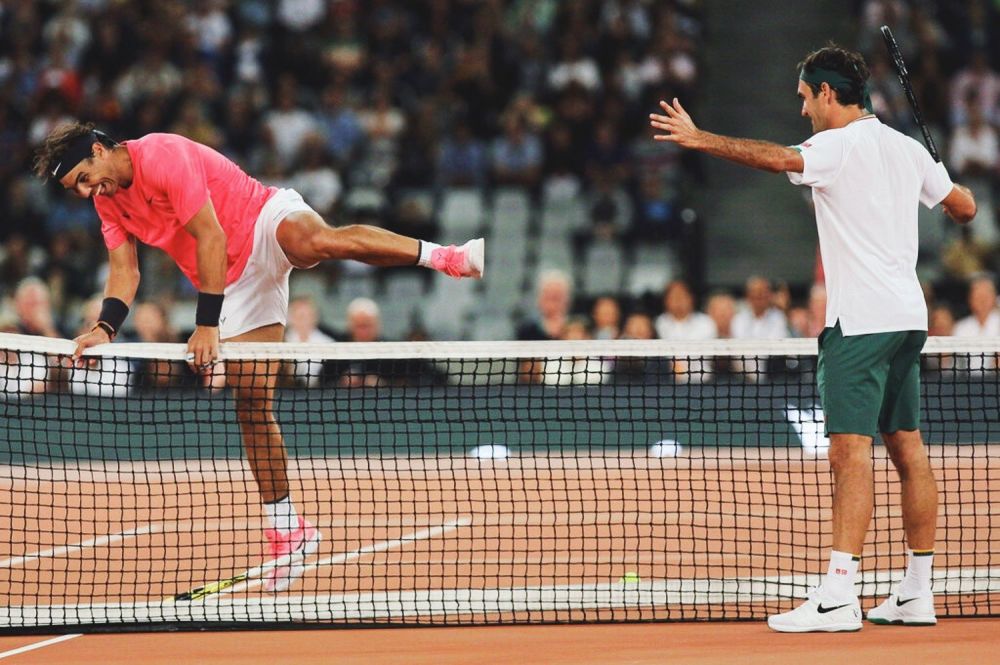 (FOTO) Cum arata Rafael Nadal dupa doua luni de autoizolare, la primul antrenament pe terenul de tenis _1