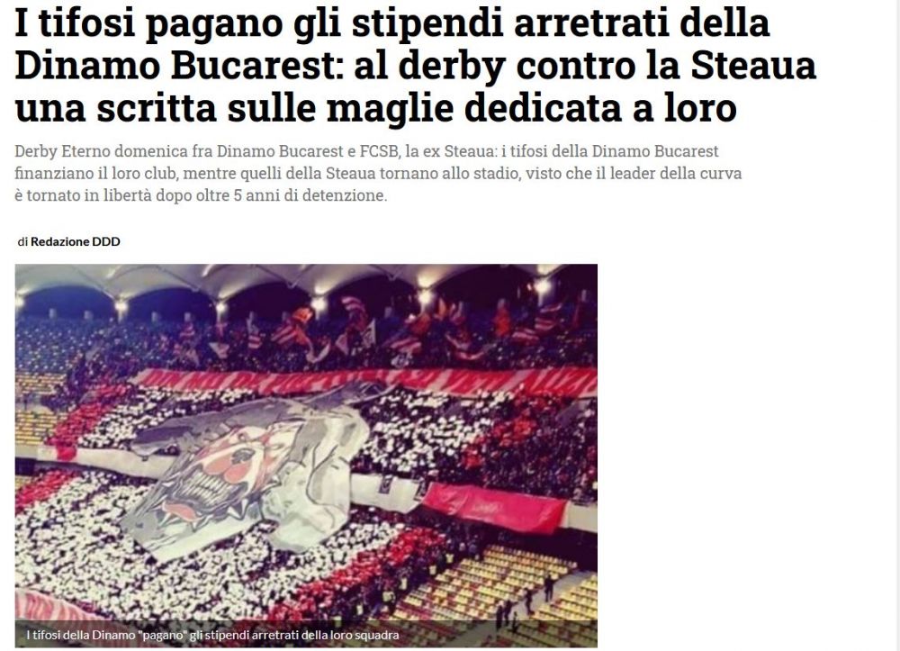 Cel mai tare DUEL al Romaniei a ajuns si in Italia! Ce scrie Gazzetta dello Sport despre derby-ul Dinamo - FCSB_2