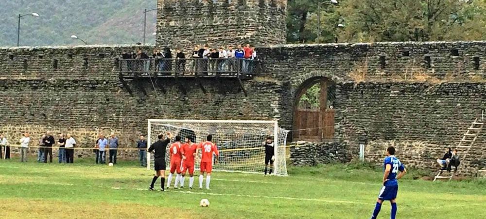 stadion fortareata castel FC Kvareli Duruji Georgia Kvarlis Tsentraluri