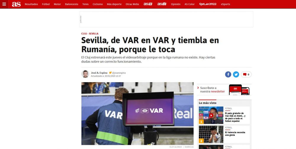 Spaniolii se TEM de VAR la meciul de diseara: "Sevilla tremura in Romania!" Care sunt motivele ingrijorarii ibericilor_2