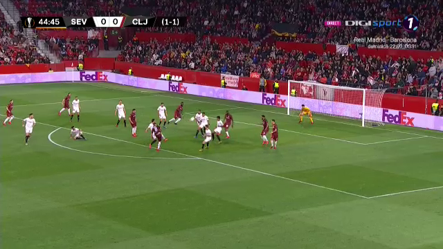 Minutul de aur al CFR-ului la Sevilla! 3 ocazii in cateva zeci de secunde! Cum a ratat CFR-ul golul care o putea trimite in RAI_1