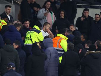 HAOS TOTAL la Spurs! Unul din starurile lui Mourinho s-a dus in tribune si s-a luat la BATAIE cu un suporter! Imagini incredibile