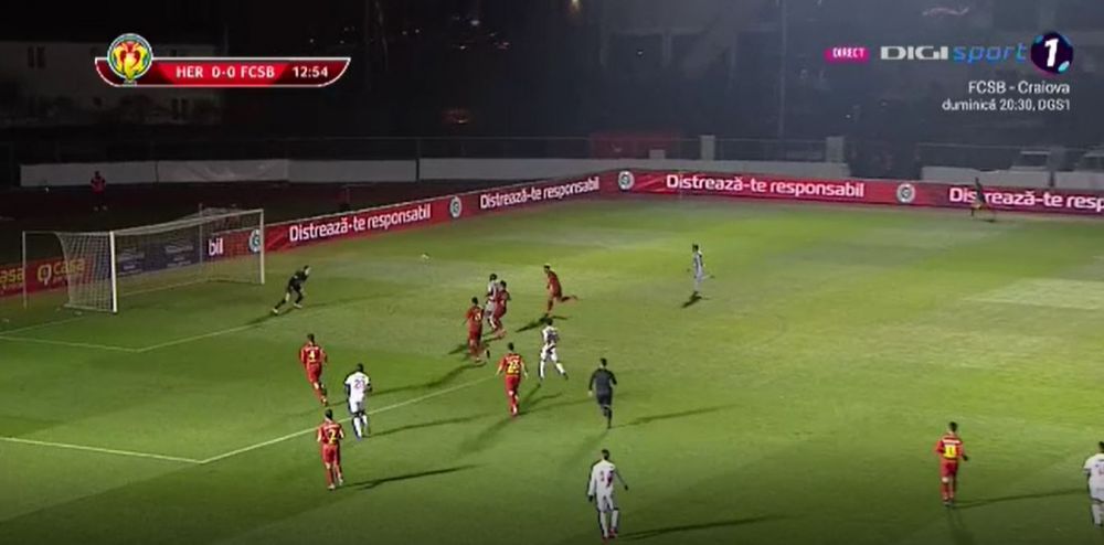 Hermannstadt - FCSB 3-0 în sferturile de finală ale Cupei României VIDEO