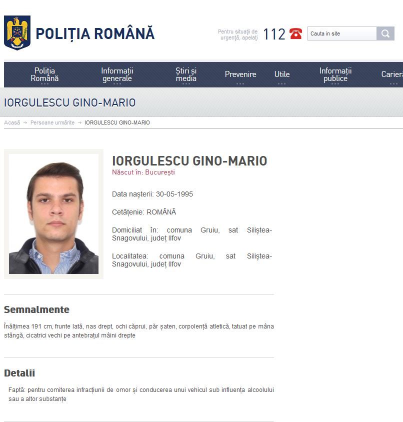 Anuntul MOMENTULUI in cazul lui Mario Iorgulescu! Fiul presedintelui LPF a fost dat in urmarire de Politia Romana_1