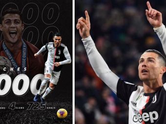 
	CR 1000! Cifrele incredibile ale lui Cristiano Ronaldo dupa 1.000 de meciuri oficiale jucate
