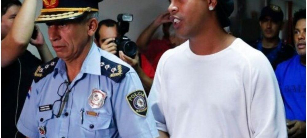Ronaldinho arestat asuncion inchisoare Paraguay