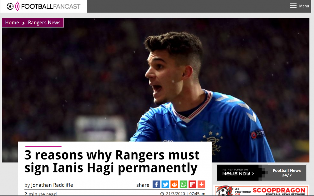 "Sunt putini jucatori ca el in lume!" Un jurnalist britanic a dat 3 motive pentru care Rangers trebuie sa il cumpere pe Ianis! Ce au raspuns fanii_3