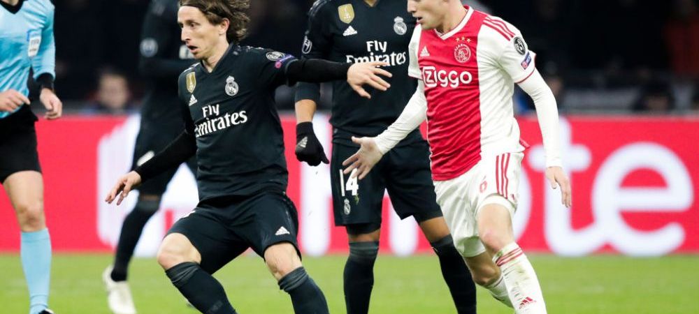 Real Madrid Ajax Amsterdam Donny van de Beek