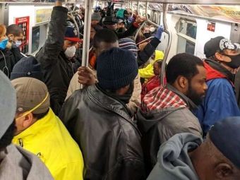 Imagini incredibile surprinse in metroul din New York la o ora la care erau de obicei MII de oameni in trenuri! VIDEO