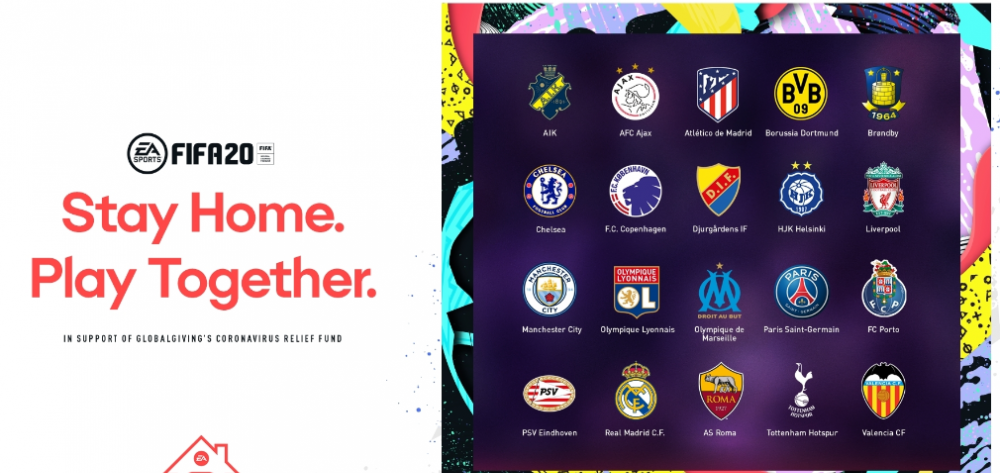 EA Sports si FIFA lanseaza "Cupa EA SPORTS FIFA 20 Stay and Play"! Actiune SUPERBA pentru unirea comunitatii fotbalistice! Real, Liverpool, PSG sau City vor participa_1